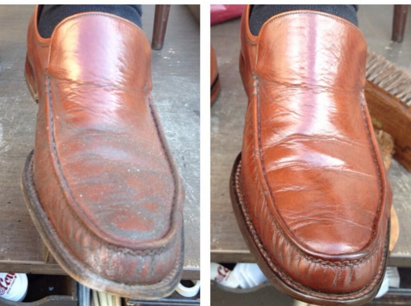 zapatos antes y despues