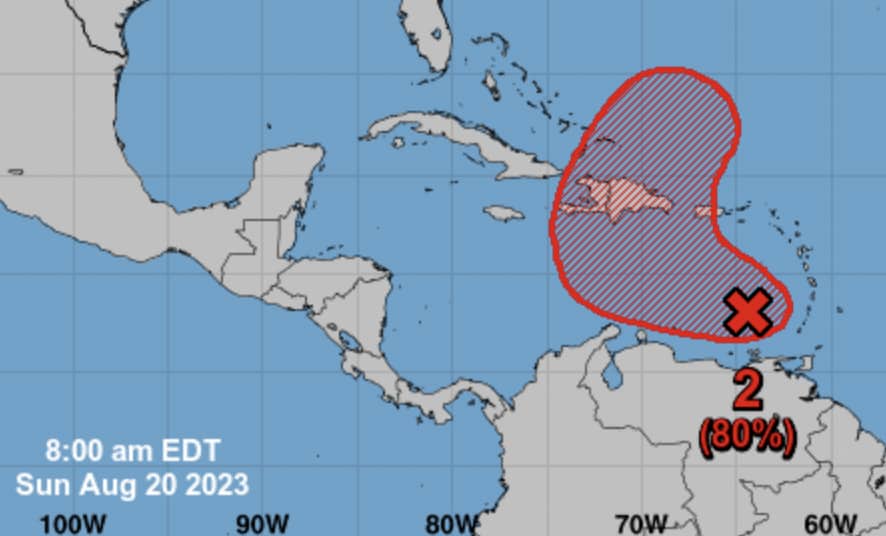 Onamet vigila activa onda tropical en el mar Caribe