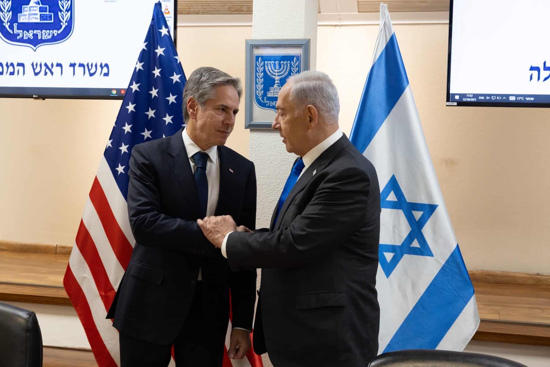 Blinken se reúne con Netanyahu y promete más apoyo a Israel