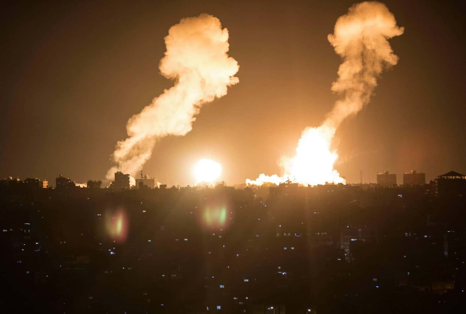 ataques aéreos israelíes gaza