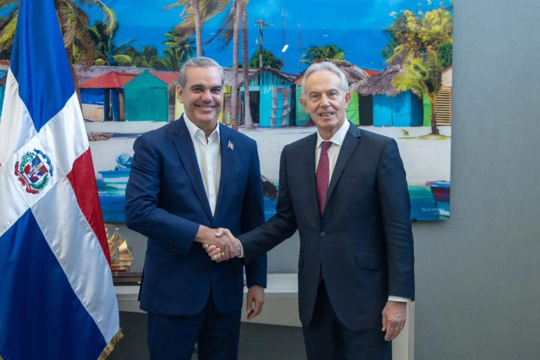 Visita del ex primer ministro Británico Tony Blair a la República Dominicana