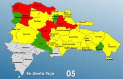 Alerta roja en cinco provincias