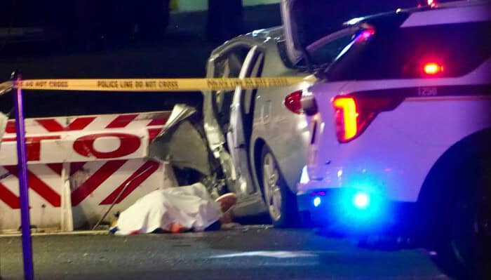Conductor muere luego de estrellar su vehículo contra puerta de la Casa Blanca