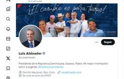 Recuperación de la cuenta de X del presidente Luis Abinader