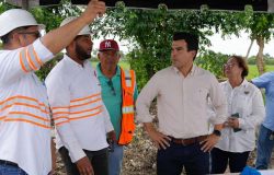 INAPA avanza en la construcción del alcantarillado sanitario en Licey al Medio