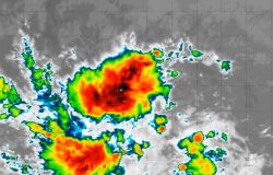 ONAMET vigila zona de aguaceros con potencial de tormenta tropical