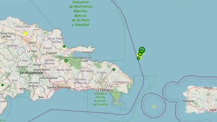 Ocho sismos registrados desde la madrugada