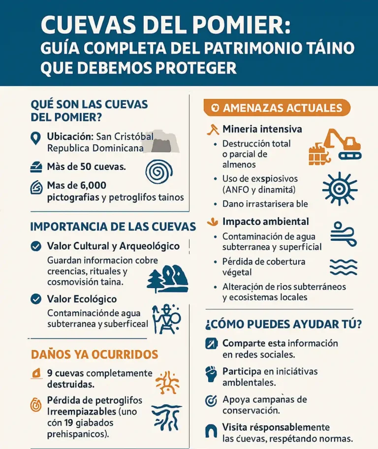 Cuevas del Pomier: Patrimonio taino en peligro