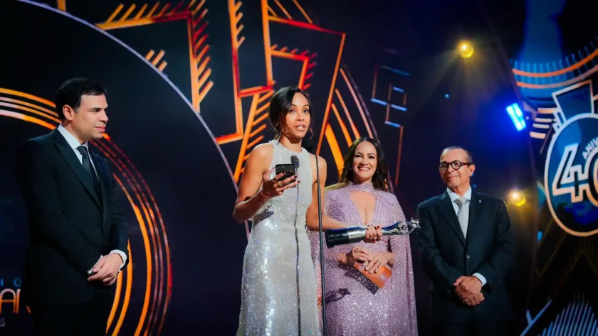 Zoé Saldaña recibe el Gran Soberano Zoé Saldaña recibe el Gran Soberano