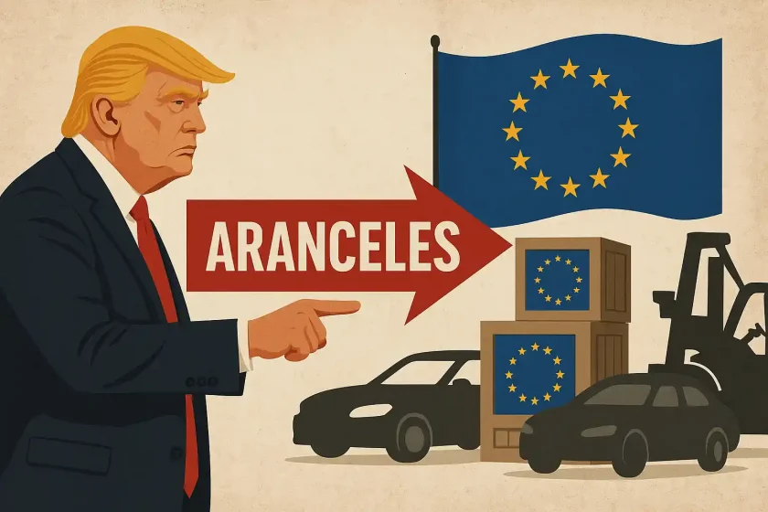 Trump se mantiene firme en aranceles para UE y exige compras en energía