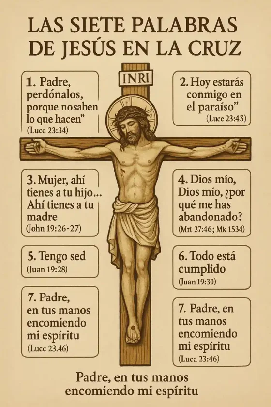 Las 7 palabras de Jesús en la cruz: Significado y reflexión