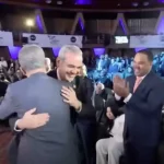 Abinader y Leonel: Abrazo histórico en congreso