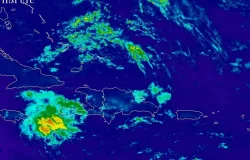 Aguaceros, tormentas eléctricas y ráfagas de viento hoy en RD