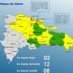 COE emite alerta por vaguada y lluvias en RD