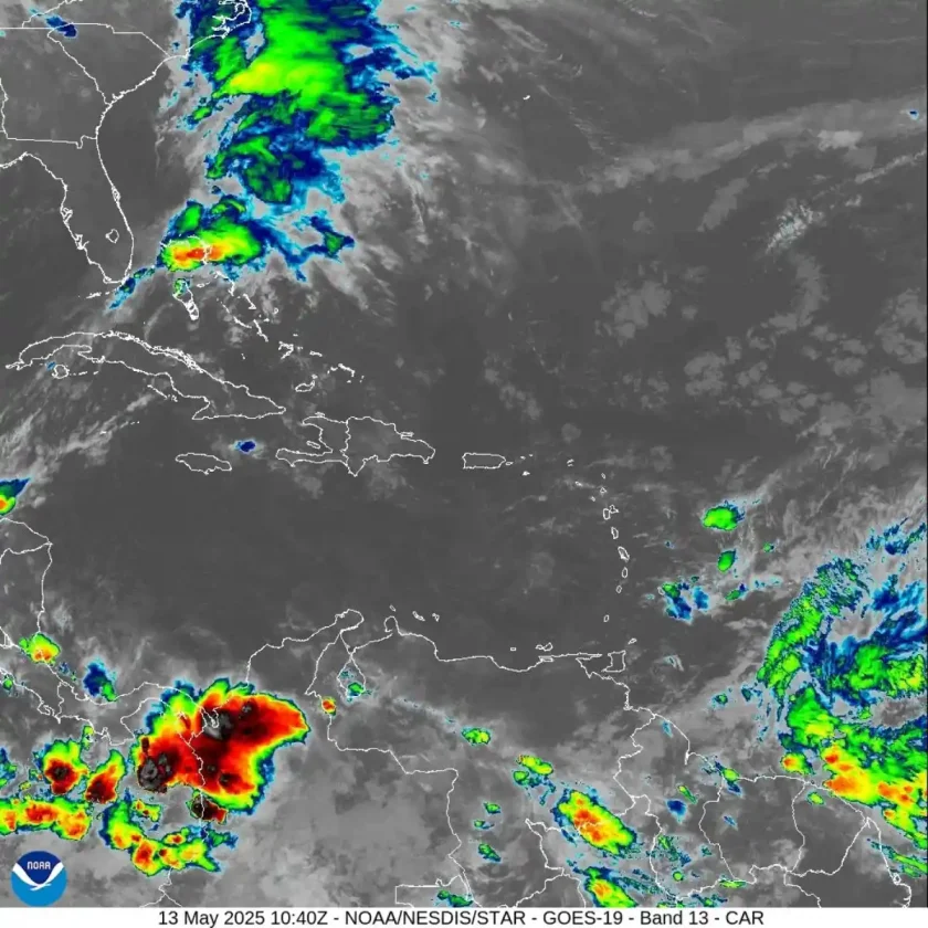 Condiciones atmosféricas estables en RD, pero con aguaceros locales