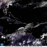 Vaguada provoca aguaceros y tormentas eléctricas en RD esta tarde