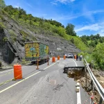 Intervención urgente en la carretera Casabito Constanza por deslizamientos