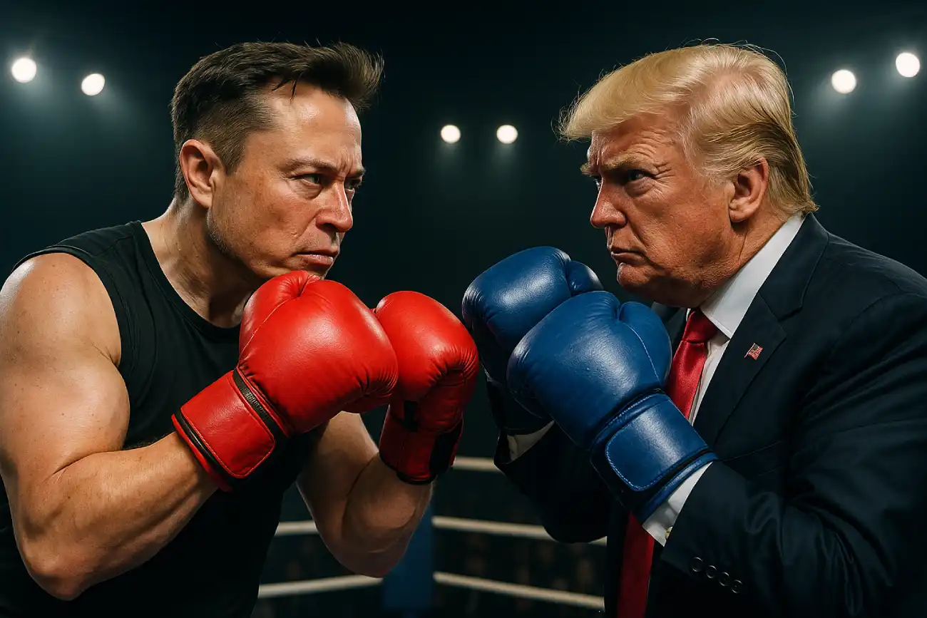 Elon Musk vs Donald Trump