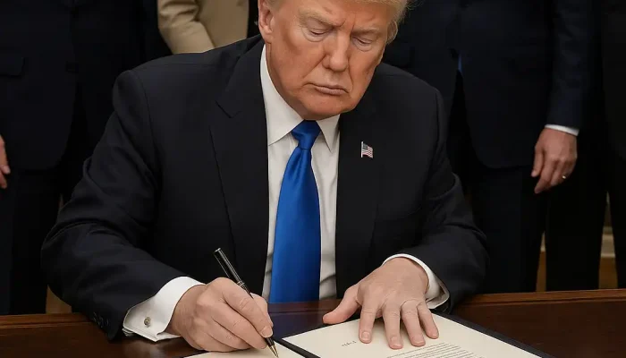 Trump firma proclamación prohibiendo viajar a EE. UU. desde 12 países