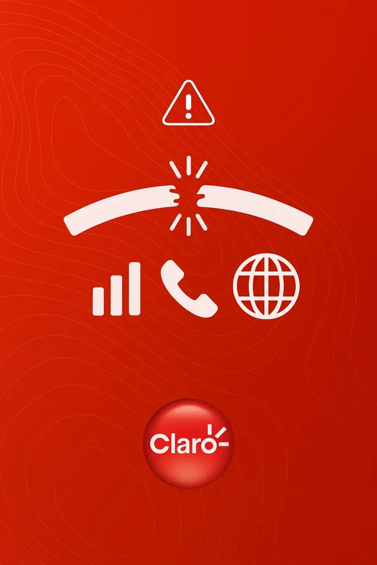 Falla nacional de Claro por corte de fibra óptica: usuarios reportan caída de servicios