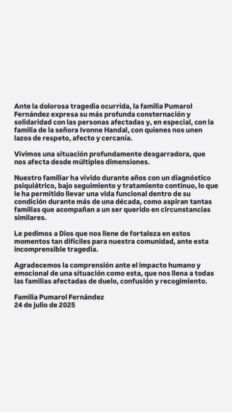 Familia de Jean Pumarol rompe el silencio tras tragedia en Naco