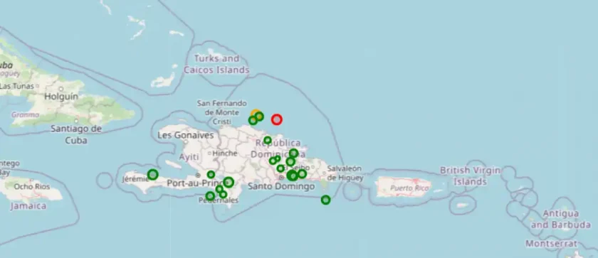 Nueve sismos sacuden territorio dominicano ayer miércoles Nueve sismos sacuden territorio dominicano ayer miércoles