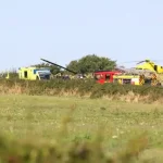 Hospitalizan a una persona tras caída de helicóptero en Reino Unido, reporta medio local