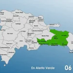 COE coloca seis provincias en alerta verde por lluvias