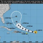 Huracán Erin ya es el primer huracán de la temporada atlántica 2025