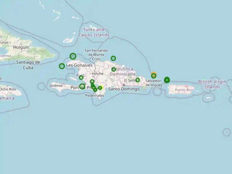 República Dominicana registra 28 sismos en 24 horas, según informe del Instituto Sismológico República Dominicana registra 28 sismos en 24 horas, según informe del Instituto Sismológico
