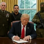 Donald Trump orden militar contra cárteles de droga, cárteles designados como terroristas, Pentágono operaciones América Latina.