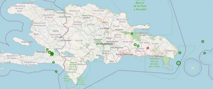 Más de 30 temblores registrados en RD entre ellos la región de Jimaní y el Canal de la Mona