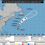 Tormenta tropical Fernand avanza al NNE, lejos de Bermudas