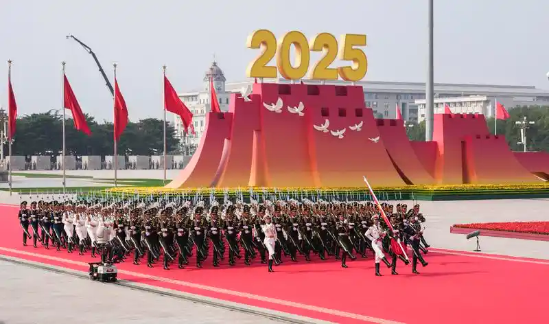 China organiza masivo desfile para conmemorar 80º aniversario de victoria en Segunda Guerra Mundial