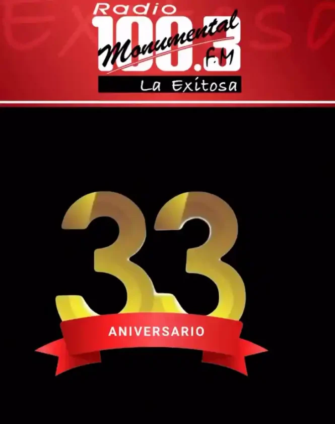 Santiago: 33 años de Monumental 100.3 FM monumental,