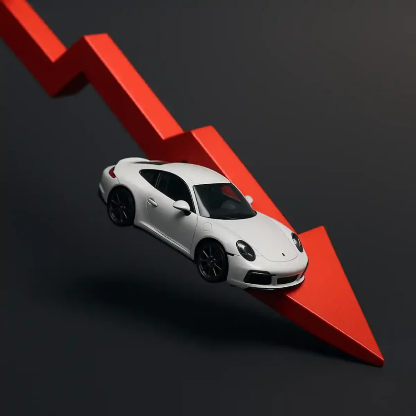 Porsche sale del índice DAX: desplome bursátil y crisis en su estrategia eléctrica Porsche sale del índice DAX: desplome bursátil y crisis en su estrategia eléctrica