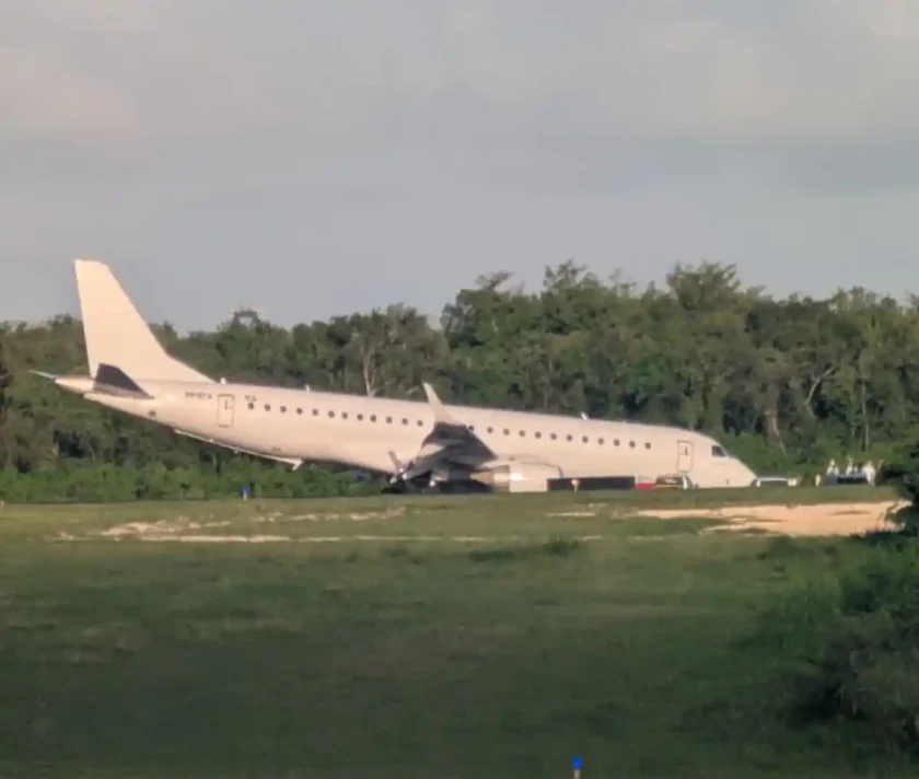 Aterrizaje de emergencia de Embraer 190 en Las Américas