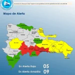 COE coloca 5 provincias en alerta roja por onda tropical