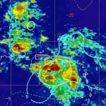 Disturbio y vaguada provocarán lluvias intensas y riesgo de inundaciones en RD