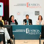 Juez Francisco Ortega Polanco en la Primera Conferencia Internacional de Justicia Abierta en República Dominicana