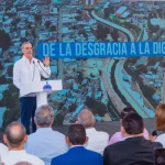 Abinader presenta avances del saneamiento del Arroyo Gurabo