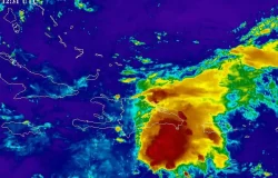 Onda tropical y vaguada provocarán aguaceros y tormentas eléctricas en RD