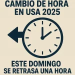 Cambio de hora en USA 2025: este domingo se retrasa una hora