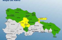 COE coloca 3 provincias en alerta amarilla y 15 en verde por lluvias