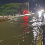 Inundación en el elevado de Santiago evidencia la falta de mantenimiento de la alcaldía