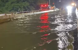 Inundación en el elevado de Santiago evidencia la falta de mantenimiento de la alcaldía