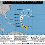 Tormenta Tropical Jerry podría convertirse en huracán el fin de semana