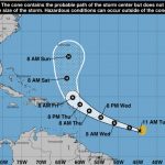 Tormenta tropical Jerry se forma en el Atlántico central
