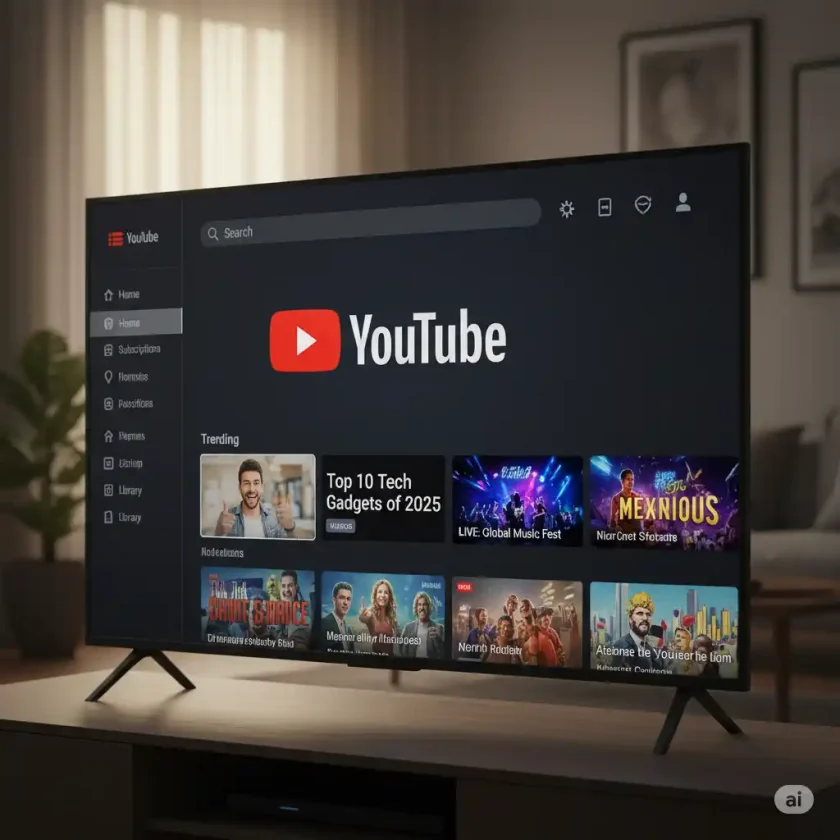 YouTube vuelve a la normalidad tras 3 horas caído Pantalla de inicio de YouTube.