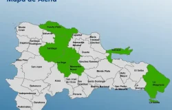 COE amplía alerta verde por lluvias y reporta daños por posible tornado en Mao